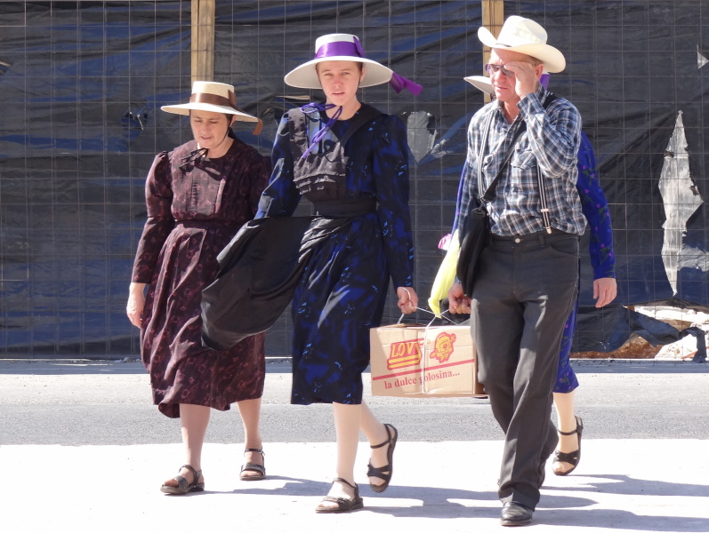 Mennonite Family, Campeche, Mexico